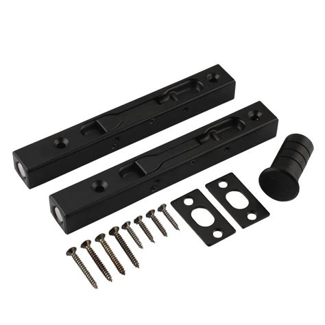 Buy Hidden Latch & Bolt Black 304 Stainless Steel 6 inch(15cm) Security ...