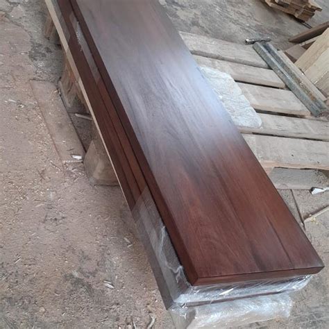 Jual papan kayu mahoni custom ukuran harga per 10 cm² ambalan rak ...