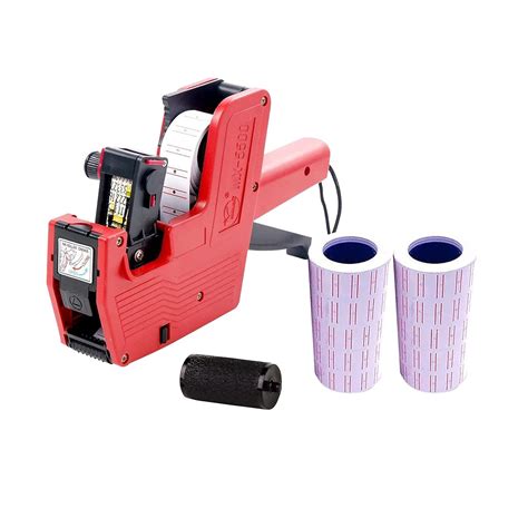 8 Digits Price Tag Machine Handheld Price Labeller Label Date Maker ...