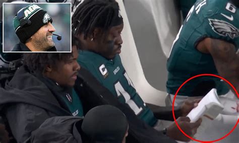 Eagles coach Nick Sirianni gives his verdict on AJ Brown reading a book ...