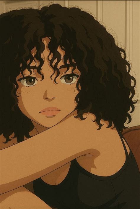 Black Curly Hair Cartoon Characters
