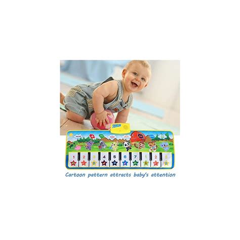 Buy GLOGLOW Piano Play Mat Cartoon Different Animals Piano Musical Mat ...