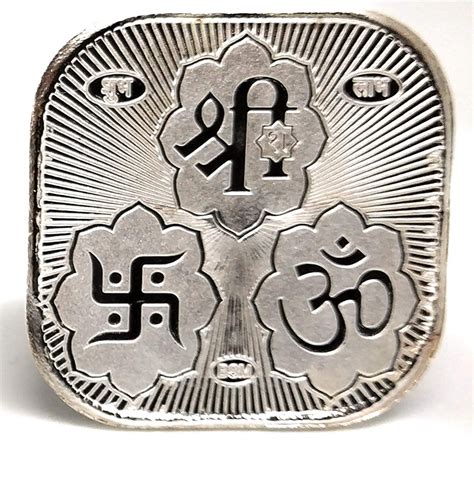Buy 999 Pure Silver Coin Lakshmi Ganesh 3D Print Pack of 2 ~Caratacafe ...