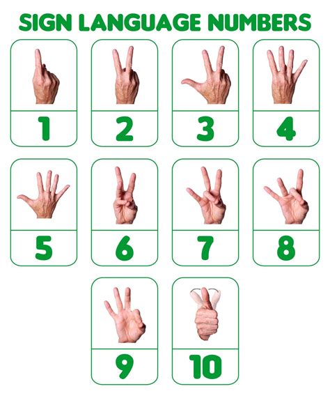 Image result for Chinese Sign Language Numbers