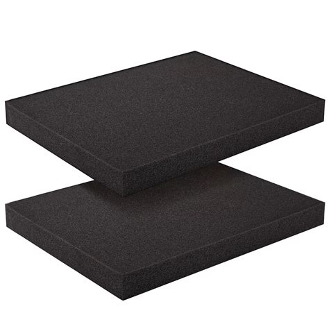 2-pack Packing Foam Sheets, Polyurethane Moving Insert Pads (16x12x1.5)