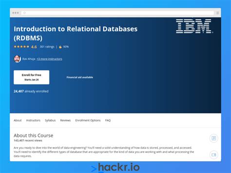 Image result for Free Database Courses