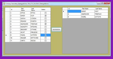 Image result for DataGridView Row and Column