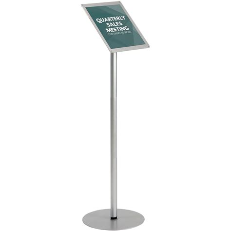Deflecto Contemporary Literature Displays, 8-1/2x11" Floor Sign Stand w ...