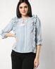 Buy Blue Tops for Women by DNMX Online | Ajio.com