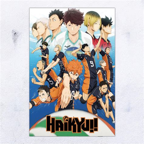 Haikyuu Anime Poster and Prints Unframed Wall Art Gifts Decor 12x18 ...