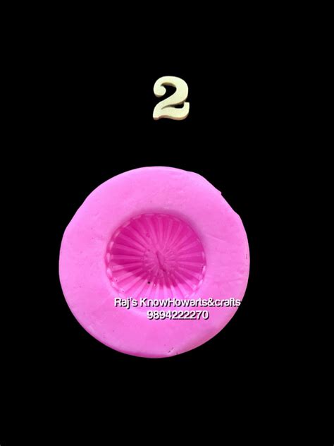 SILICON STUD PAD used for making terracotta ear studs and terracotta ...