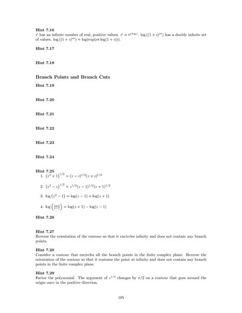 Ref MATH Adv Math Methods Sean Mauch-52 - Hint 7. ı ı has an infinite ...
