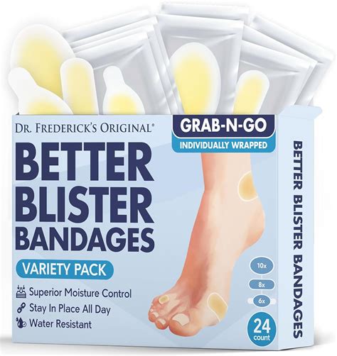 Dr. Frederick’s Original Better Blister Bandages – Paquete económico de ...
