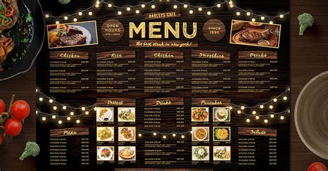 Image result for Rustic Menu Board Design