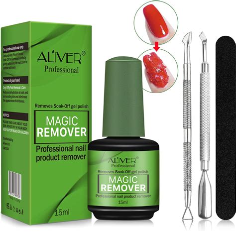 Professional Gel Nail Remover，Quick Remove Nail Polish Remover tool 3 ...