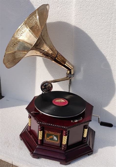 Wooden Gramophone Record Player Fully Working Gramophone | Etsy