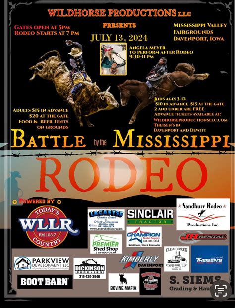 Battle by the Mississippi Rodeo , Mississippi Valley Fairgrounds ...