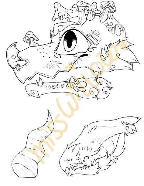 Customizable Color Your Own Printable Paper Dragon Puppet Template Base ...