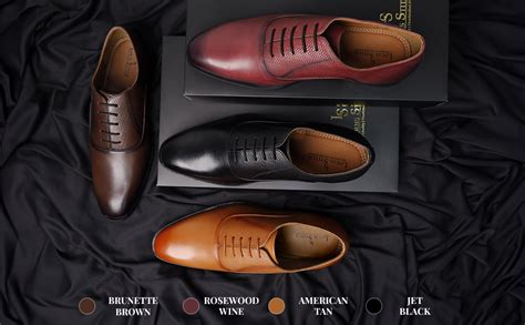 LOUIS STITCH Men's Devils Black Derby Formal Shoes Handmade Italian ...