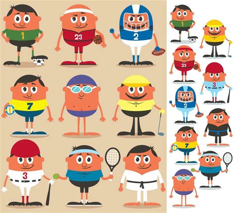 Sports Cartoon Clip Art 的图像结果