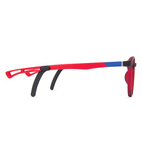 Shop online for Matte Black Maroon Sky Blue Red Black Full Rim Round ...