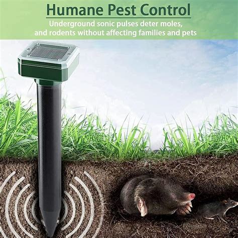 Buy Snake Repellent, 8 Pack Sonic Mole Deterrent Pest Control Rodent ...