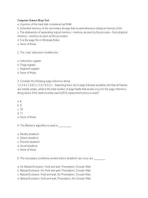 Computer MCQs Test 的图像结果