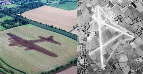 B-17 Flying Fortress drawn onto field in Suffolk | War History Online