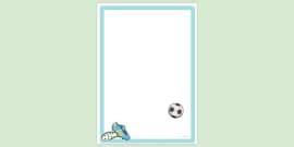Simple Blank Ball Activity Page Border | Page Borders