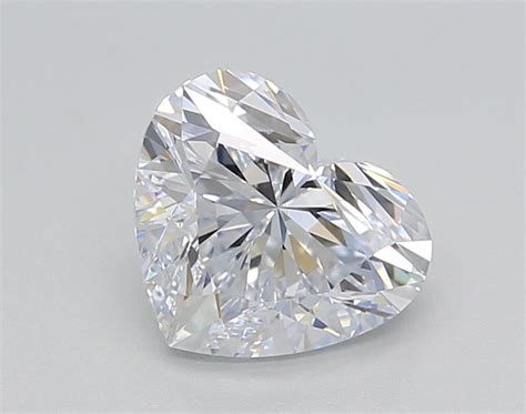 Stunning 1.50 CT Heart-Cut Lab Grown Diamond | IGI Certified, VVS2, E ...