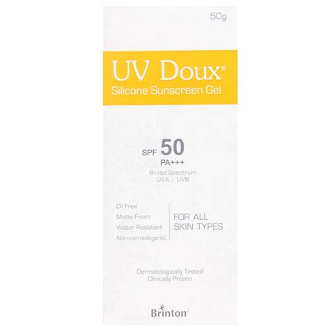 UV Doux Spf 50 Silicon Sunscreen Gel 50 gm Price, Uses, Side Effects ...