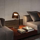 DESK TABLE LAMP GLASS SHADE BLACK BASE FOR HOME AND OFFICE USE - WARM WHITE