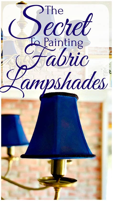 The secret to painting fabric lampshades – Artofit