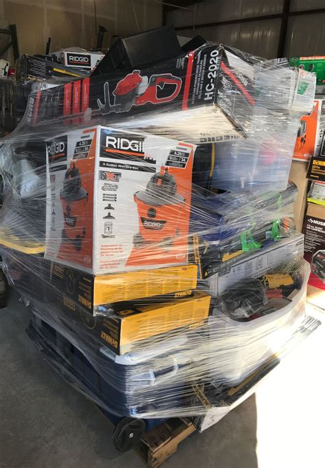 HOME DEPOT TOOLS AND HARDWARE CUSTOMER RETURN PALLETS. COME SEE US THEY ...