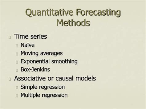 Image result for Quantitative Forecasting Methods