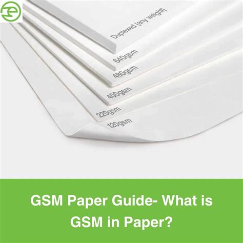 GSM Paper Guide: What is GSM in Paper? | Edicon Paper Product