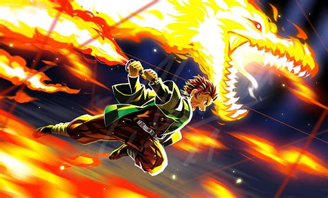 Hinokami Tanjiro Wallpapers - Wallpaper Cave