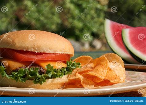 Cheeseburger stock image. Image of juicy, fresh, lunch - 2152895