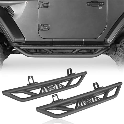 Amazon.com: u-Box 2-Door Wrangler Side Steps Running Board Tubular Nerf Step Bars Side Armor for ...