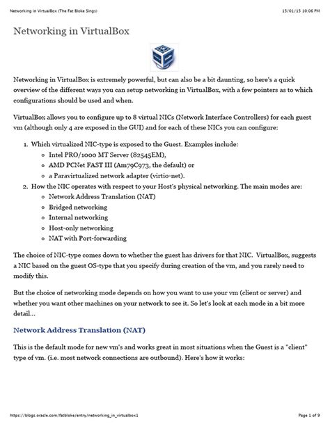 Image result for VirtualBox Networking Tutorial