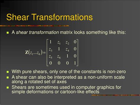 Image result for Shear Matrix