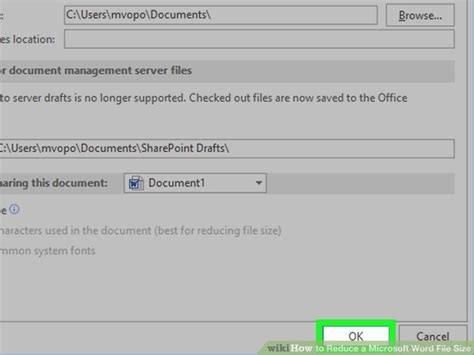 Image result for Word File Reduce File Size
