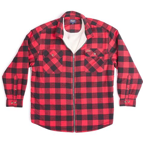 Smith's Workwear Men's Sherpa-Lined Flannel Jacket | Academy