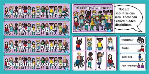 👉 Disability Poster Pack | Display Materials