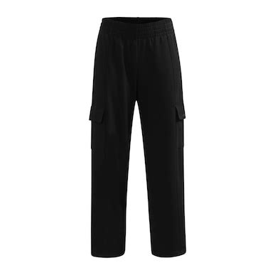 Buy Woman Black Highline Scuba Cargo Track Pants Online at The ...