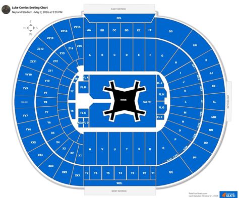 Neyland Stadium Concert Seating Chart - RateYourSeats.com