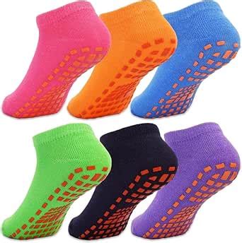 KETKAR Nylon 6 Pairs Non Slip Ankle Length Socks For Kids,Women,Men ...
