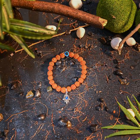 Rudraksha Crystal Bracelet – Attract Calmness, Strength & Good Luck ...