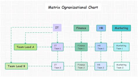 Matrix Structure Organizational Chart Example 的图像结果