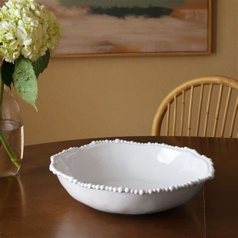 VIDA Alegria Large Pasta Bowl (White)